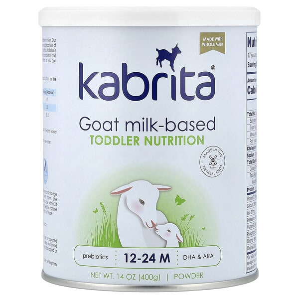 Kabrita, Goat Milk-Based Toddler Nutrition, 12-24 Months, 14 oz (400 g)