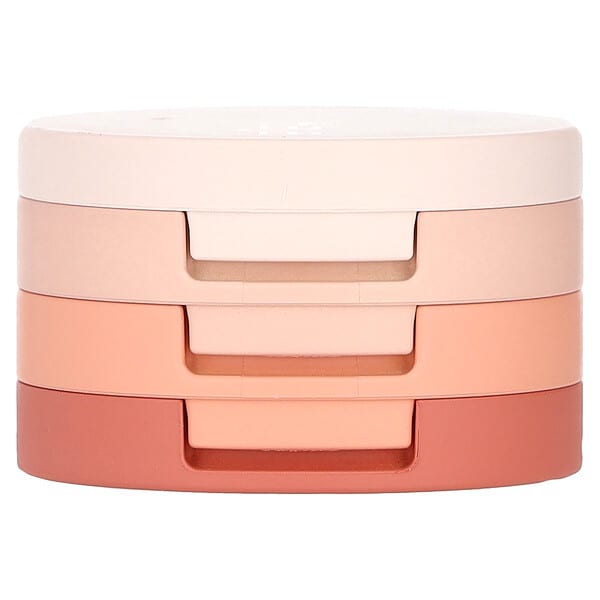 Kaja, Beauty Bento, Bouncy Chrome, Shimmer & Matte Eyeshadow Trio, 16 Peach Madeline, 0.14 oz (4.1 g)
