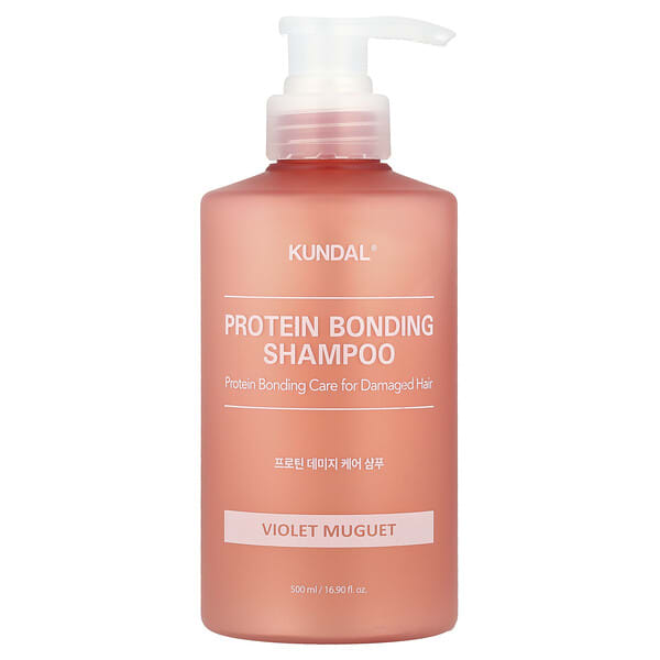 Kundal, Protein Bonding Shampoo, For Damaged Hair, Violet Muguet, 16.9 fl oz (500 ml)