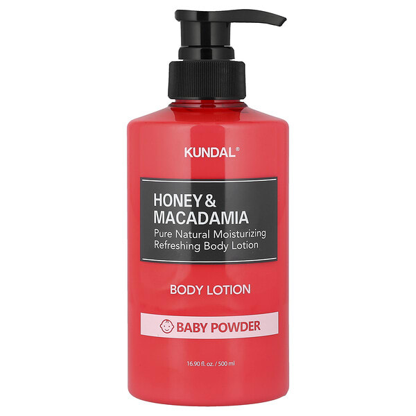 Kundal, Honey & Macadamia, Body Lotion, Baby Powder, 16.9 fl oz (500 ml)