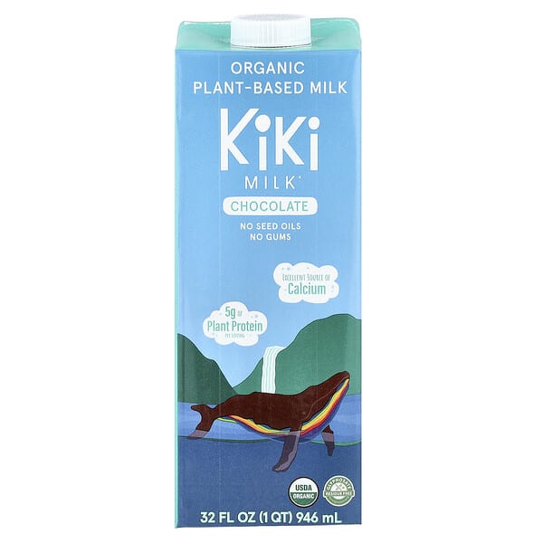 Kiki Milk, Organic Plant-Based Milk, Chocolate, 32 fl oz (946 ml)