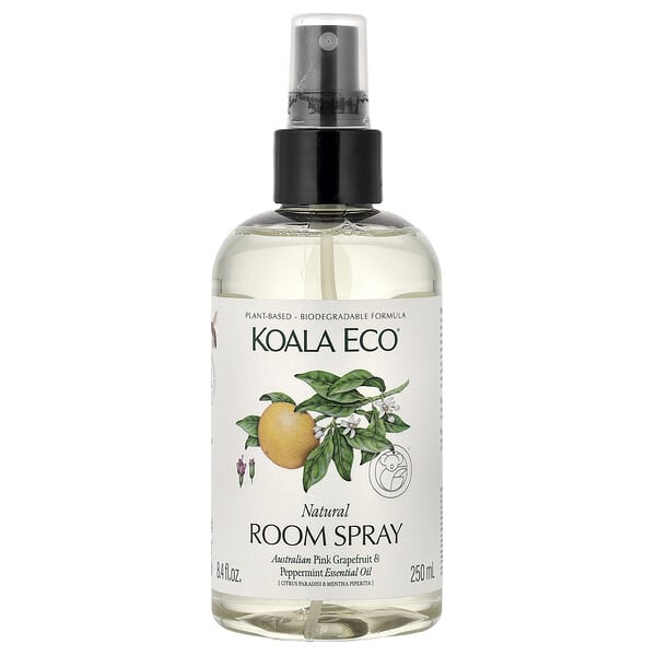 Koala Eco, Natural Room Spray, Essential Oil, Australian Pink Grapefruit & Peppermint, 8.4 fl oz (250 ml)
