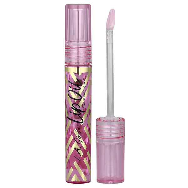 L.A. Girl, Lip Oil, Nourishing Gloss, GLC722 Sheer Strawberry, 0.1 fl oz (3 ml)