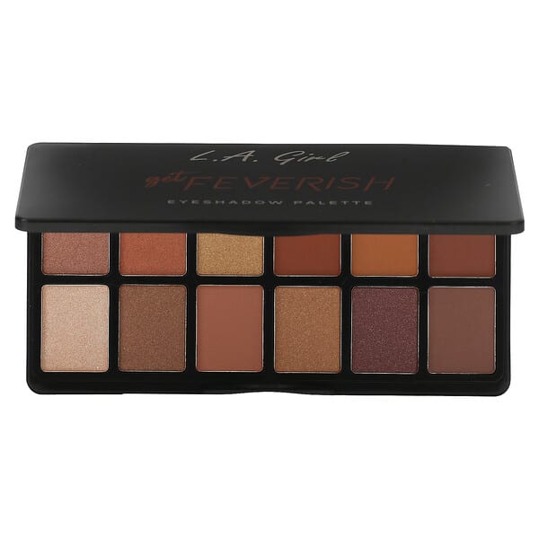 L.A. Girl, Eyeshadow Palette, GES415 Get Feverish, 0.42 oz (12 g) (Discontinued Item)