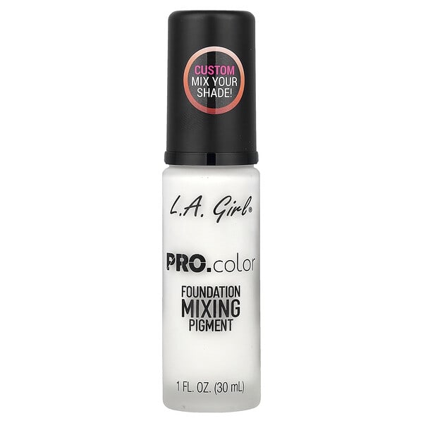 L.A. Girl, PRO.color Foundation Mixing Pigment, GLM711 White, 1 fl oz (30 ml)