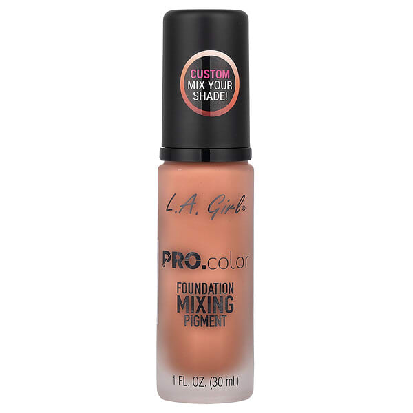 L.A. Girl, PRO.color, Foundation Mixing Pigment, GLM713 Orange, 1 fl oz (30 ml)