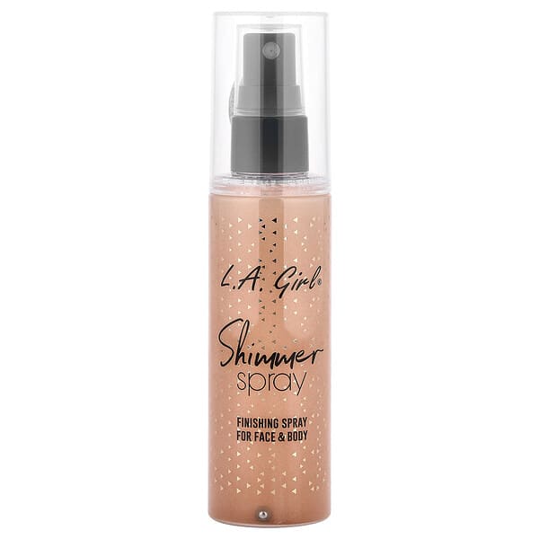L.A. Girl, Shimmer Spray, For Face & Body, GFS919A Rose Gold, 2.7 fl oz (80 ml)