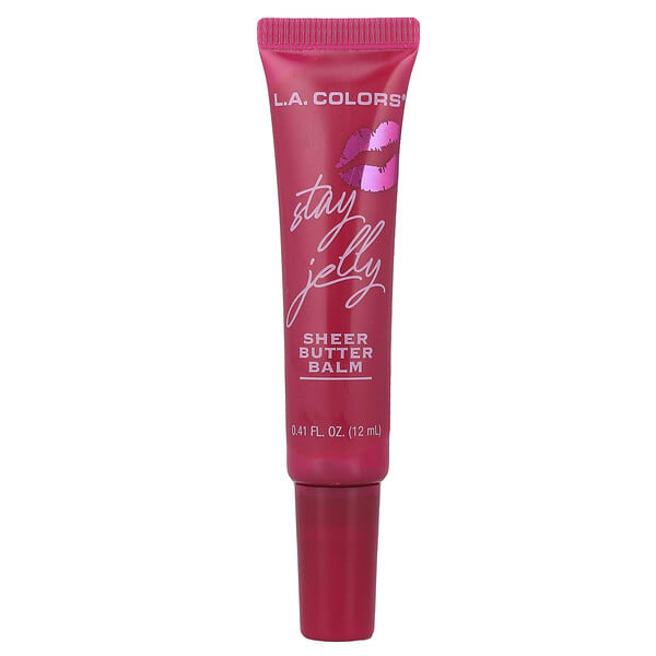 L.A. Colors, Stay Jelly, Sheer Butter Balm, CLG464 Sweet Note, 0.14 fl oz (12 ml) (Discontinued Item)