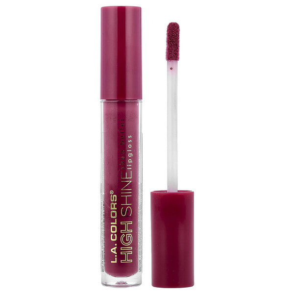 L.A. Colors, High Shine, Shea Butter Lip Gloss, CLG943 Bohemian, 0.14 oz (4 g)