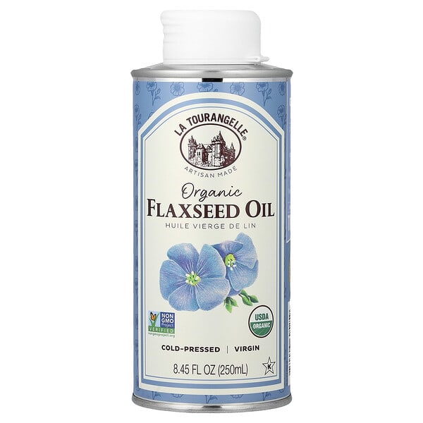 La Tourangelle, органик Flaxseed Oil, 8.45 fl oz (250 ml)