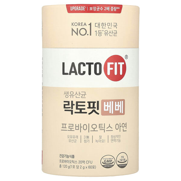 Lactofit, Пробиотик, Bebe, 60 Sticks, (2 g) Each