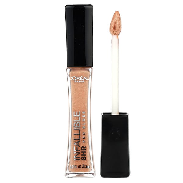 L'Oréal, Infallible, 8HR Pro Gloss, 405 Coral Sands, 0.21 fl oz (6.3 ml) (Discontinued Item)