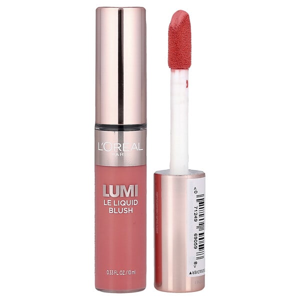 L'Oréal, Lumi, Le Liquid Blush, 605 Dewy Bright Pink, 0.33 fl oz (10 ml)