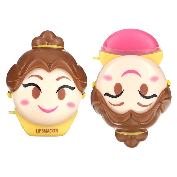 Lip Smacker, Disney Emoji, Lip Balm, Belle, #LastRosePetal, 0.26 oz (7.4 g) (Discontinued Item)