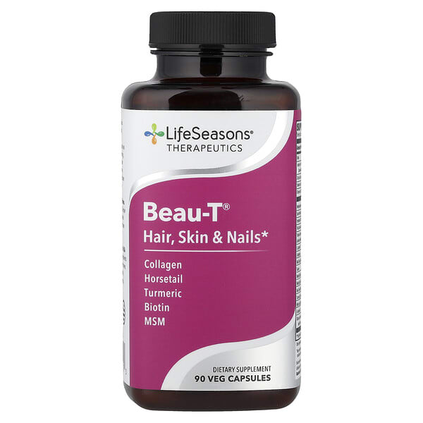 LifeSeasons, Beau-T®, Hair, Skin & Nails, 90 ширхэг капсул