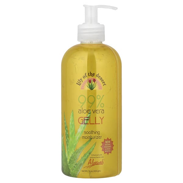 Lily of the Desert, 99% Aloe Vera Gelly, Soothing Moisturizer, 16 oz (454 g)