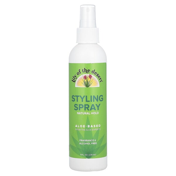 Lily of the Desert, Styling Spray, Natural Hold, Fragrance Free, 8 fl oz (236 ml)
