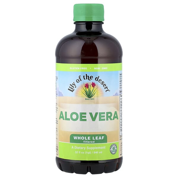 Lily of the Desert, Aloe Vera Juice, Whole Leaf, Filtered, 32 fl oz (946 ml)