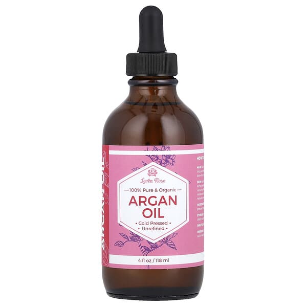 Leven Rose, 100% Pure & Organic, арганы тос, 4 fl oz (118 ml)