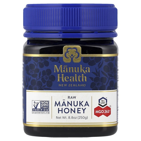 Manuka Health, Raw Manuka Honey, UMF 10+, MGO 263+, 8.8 oz (250 g)