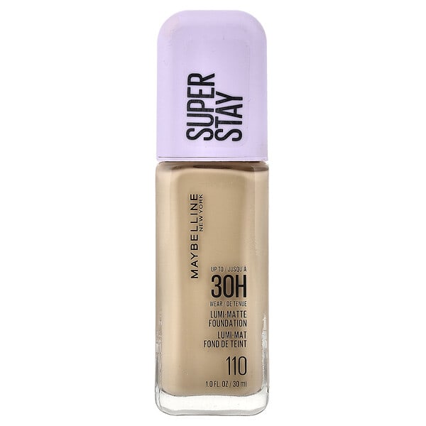 Maybelline, Super Stay, Lumi-Matte Foundation, 110, 1 fl oz (30 ml)