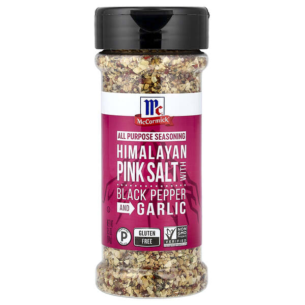 McCormick, All Purpose Seasoning, Himalayan Pink Salt with Black Pepper and Garlic, 6.5 oz (184 g)