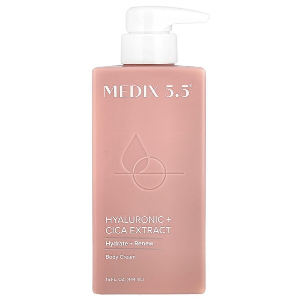 Medix 5.5, Body Cream, Hyaluronic + Cica Extract, 15 fl oz (444 ml)