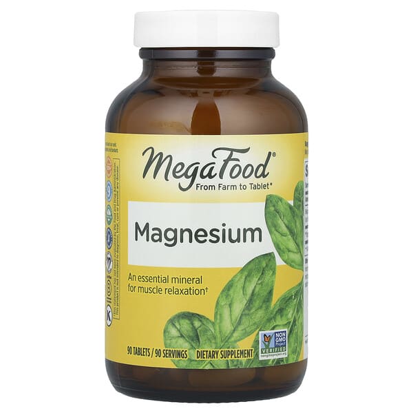 MegaFood, Магни, 90 шахмал