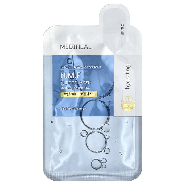 MEDIHEAL, N.M.F, Nude Gel Beauty Mask, 1 Sheet, 1.05 oz (30 g) (Discontinued Item)