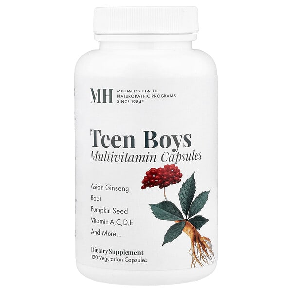 Michael's Health, Teen Boys Multivitamin, 120 ширхэг капсул