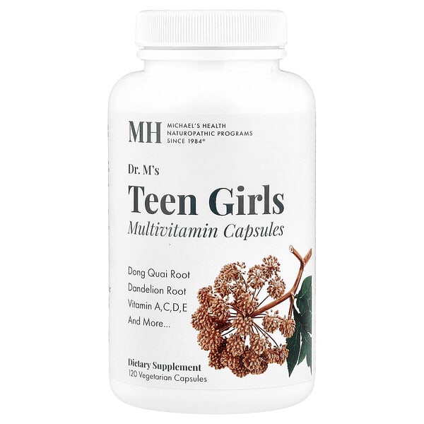 Michael's Health, Teen Girls Multivitamin, 120 ширхэг капсул