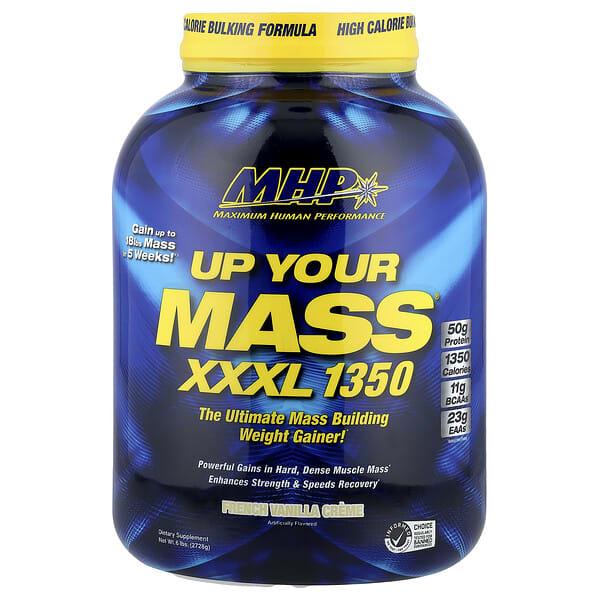 MHP, Up Your Mass® XXXL 1350, French Vanilla Creme, 6 lbs (2, 728 g)