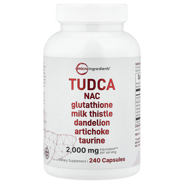 Micro Ingredients, TUDCA, 240 капсул