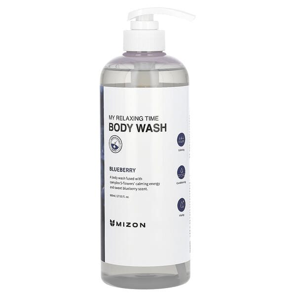 Mizon, My Relaxing Time Body Wash, нэрс, 27.05 fl oz (800 ml)