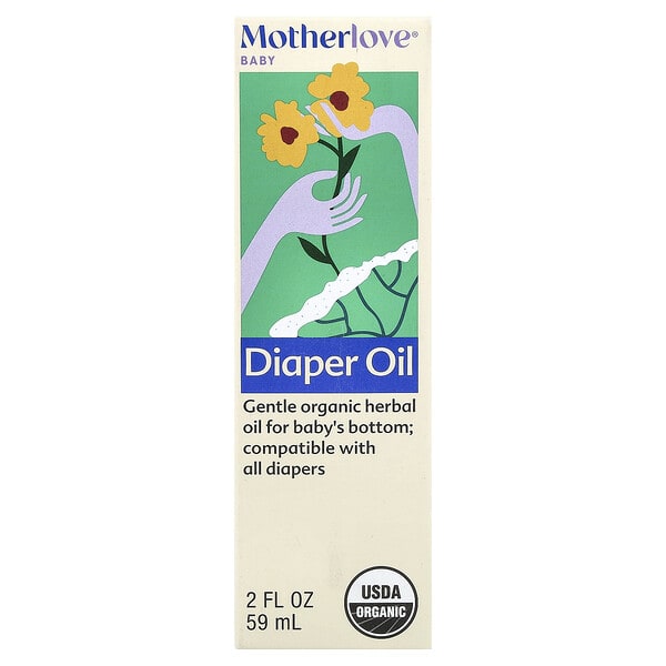 Motherlove, Нярайн, Diaper Oil, 2 fl oz (59 ml)