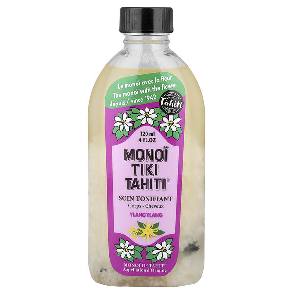 Monoi Tiare Tahiti, Monoi Tiki Tahiti®, Ylang Ylang, 4 fl oz (120 ml)