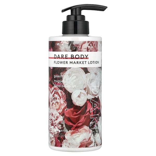 Missha, Dare Body Lotion, Flower Market, 16.9 fl oz (500 ml)