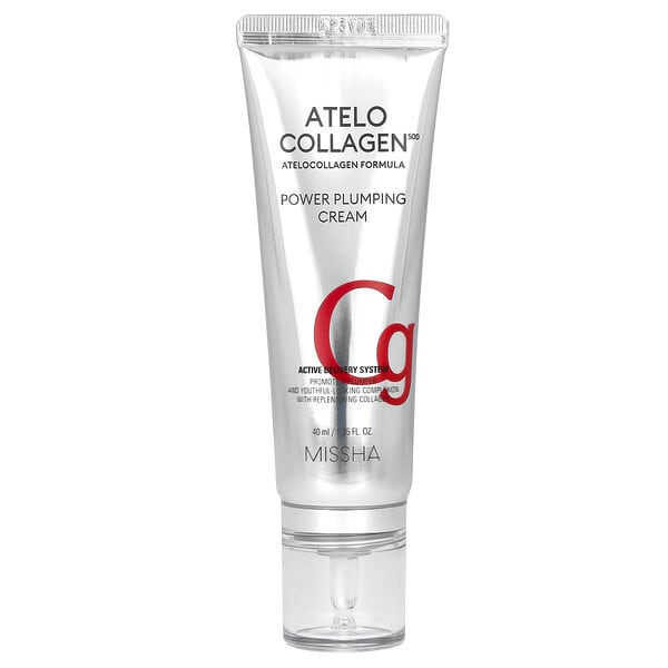 Missha, Atelo Collagen, Power Plumping Cream, 1.35 fl oz (40 ml)
