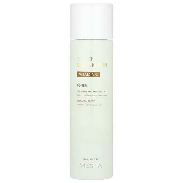 Missha, Cell Renew Snail Mucin, Витамин C Toner, 5.07 fl oz (150 ml) (Discontinued Item)