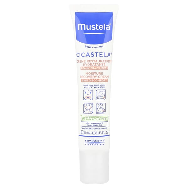 Mustela, Cicastela® Moisture Recovery Cream, 1.35 fl oz (40 ml)