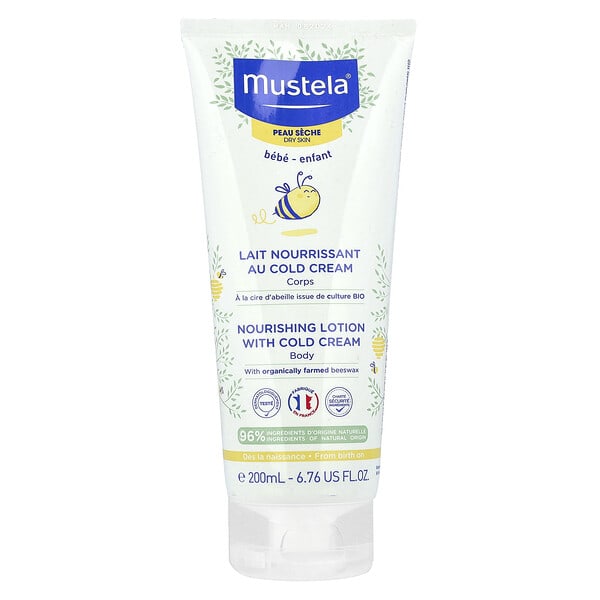 Mustela, Нярайн, Nourishing Body Lotion With Cold Cream, 6.76 fl oz (200 ml)
