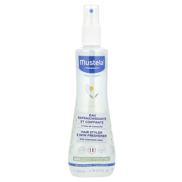 Mustela, Нярайн, Hair Styler & Skin Freshener With Chamomile Water, 6.76 fl oz (200 ml)