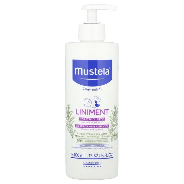 Mustela, Нярайн, Liniment Diaper Change Cleanser, 13.52 fl oz (400 ml)