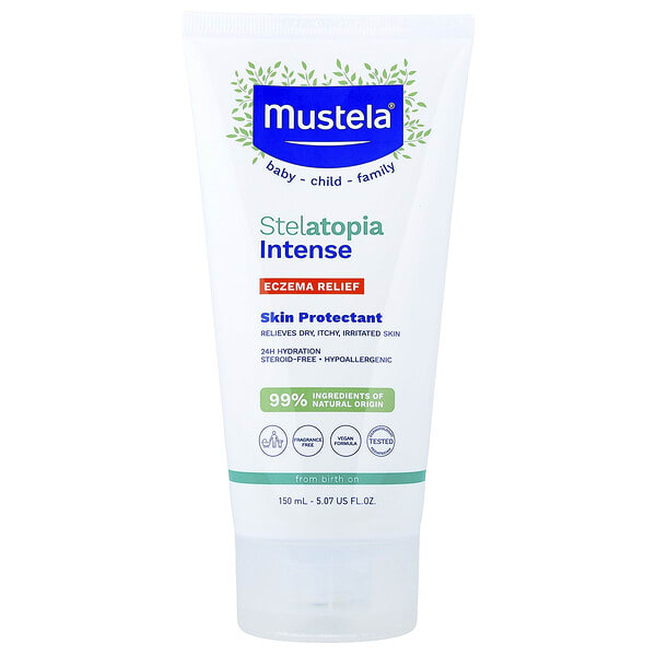 Mustela, Stelatopia Intense, Eczema Relief, Skin Protectant, Fragrance Free, 5.07 fl oz (150 ml)