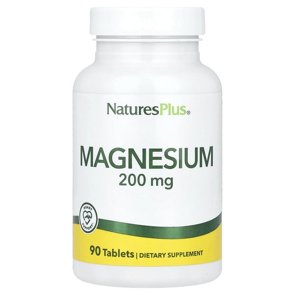 NaturesPlus, Магни, 200 мг, 90 шахмал