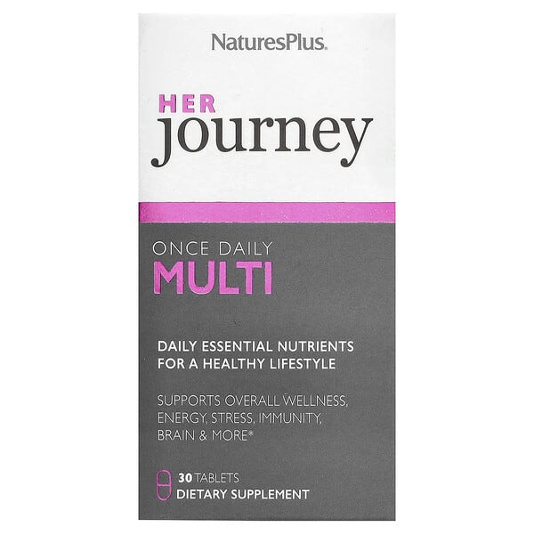 NaturesPlus, Her Journey, Once Daily Multi, 30 шахмал