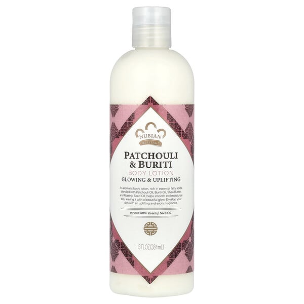Nubian Heritage, Body Lotion, Patchouli & Buriti, 13 fl oz (384 ml)