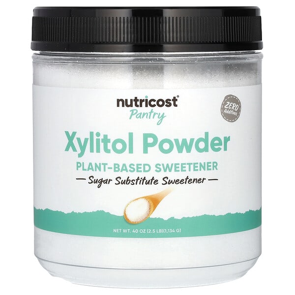 Nutricost, Pantry, Xylitol нунтаг, Plant-Based чихэрлэгч, 2.5 lb (1,134 g)