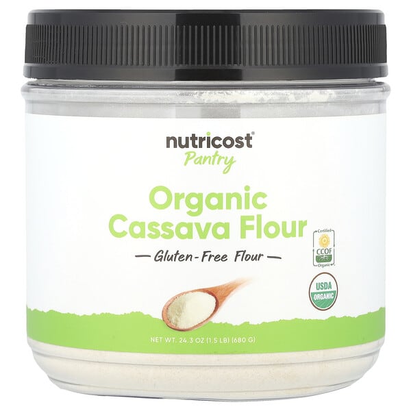 Nutricost, Pantry, органик Cassava Flour, 24.3 oz (680 g)