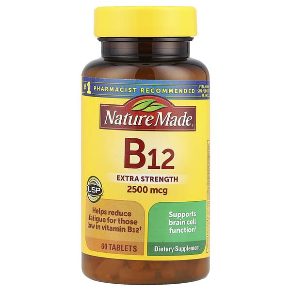 Nature Made, Витамин B12, 60 шахмал